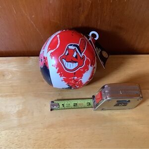 Rawlings Red and White Cleveland Indians softee baseball